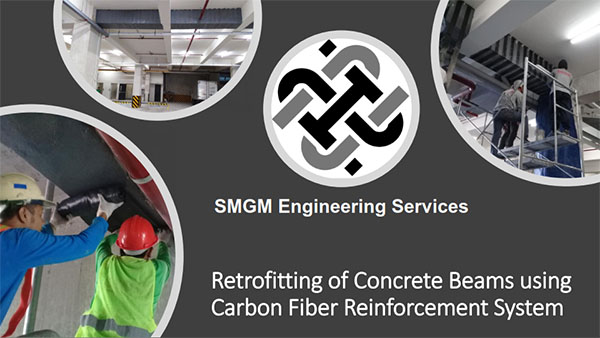 Retrofitting of Concrete Beams Carbon Fiber